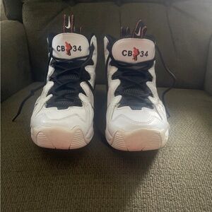 nike cb34, 8.5, white, black, orange